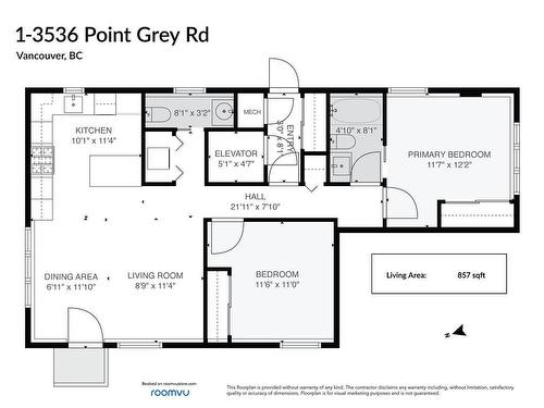 1 3536 Point Grey Road, Vancouver, BC 