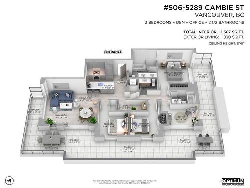 506 5289 Cambie Street, Vancouver, BC 