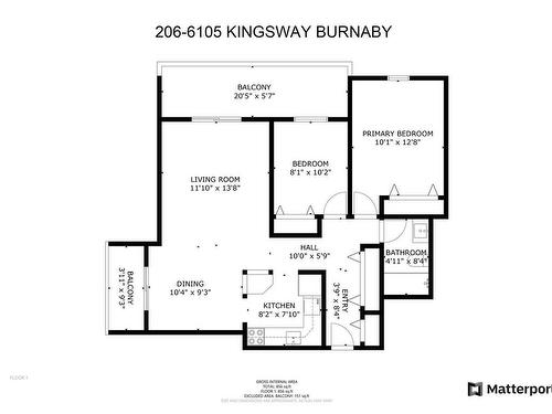 206 6105 Kingsway Street, Burnaby, BC 