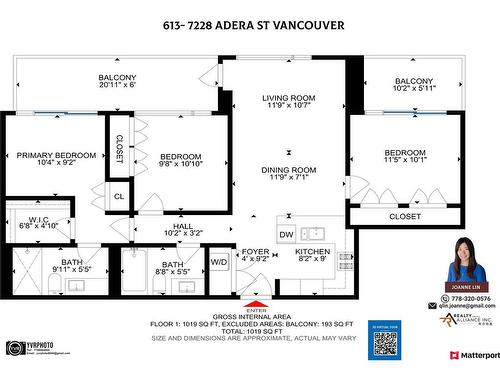 613 7228 Adera Street, Vancouver, BC 