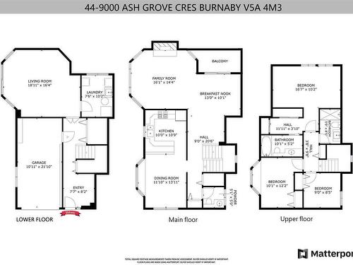 44 9000 Ash Grove Crescent, Burnaby, BC 