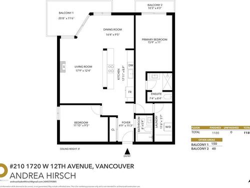 210 1720 W 12Th Avenue, Vancouver, BC 