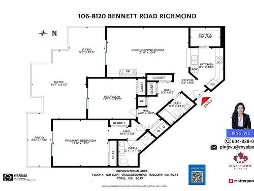 106 8120 Bennett Road, Richmond, BC 