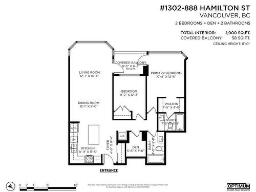 1302 888 Hamilton Street, Vancouver, BC 