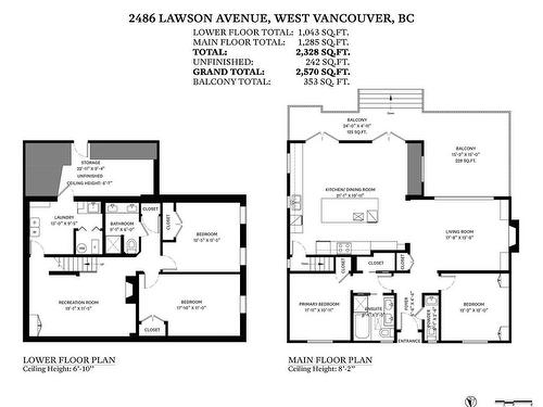 2486 Lawson Avenue, West Vancouver, BC 