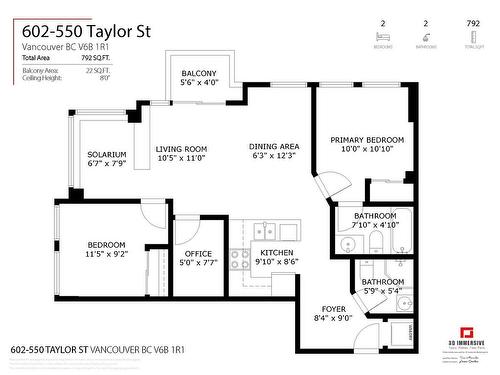 602 550 Taylor Street, Vancouver, BC 