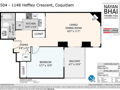 504 1148 Heffley Crescent, Coquitlam, BC 