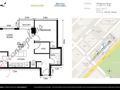 608 1199 Seymour Street, Vancouver, BC 