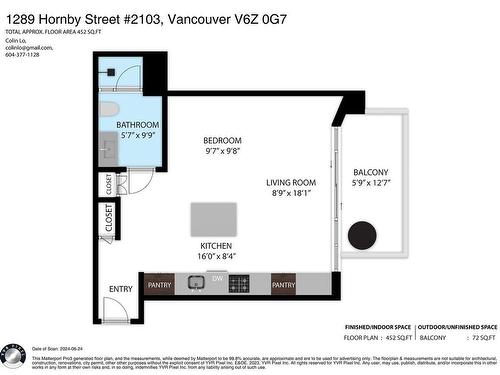 2103 1289 Hornby Street, Vancouver, BC 