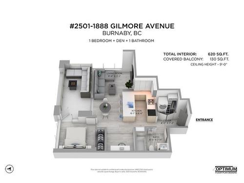 2501 1888 Gilmore Avenue, Burnaby, BC 