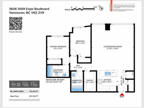 3606 1009 Expo Boulevard, Vancouver, BC 