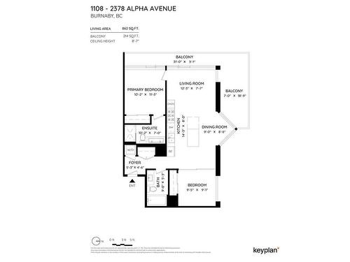 1108 2378 Alpha Avenue, Burnaby, BC 