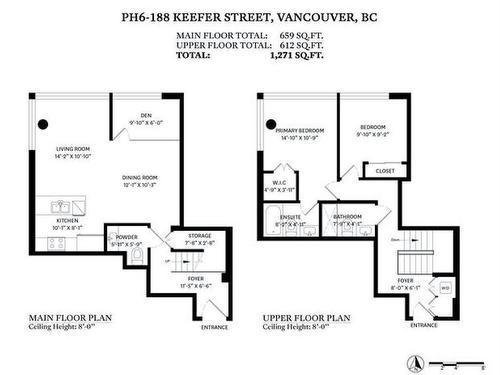 Ph6 188 Keefer Street, Vancouver, BC 