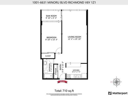 1001 6631 Minoru Boulevard, Richmond, BC 