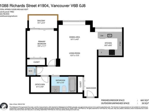 1904 1088 Richards Street, Vancouver, BC 