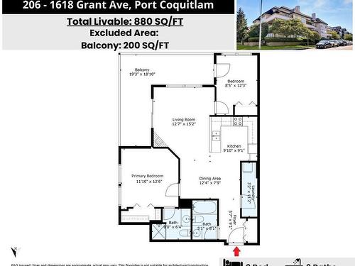 206 1618 Grant Avenue, Port Coquitlam, BC 