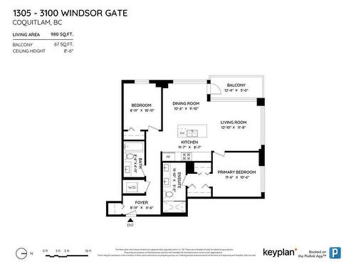 1305 3100 Windsor Gate, Coquitlam, BC 