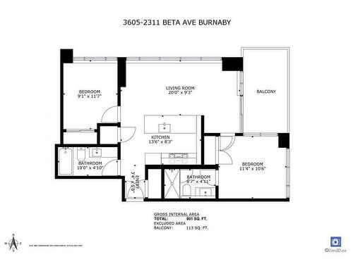 3605 2311 Beta Avenue, Burnaby, BC 