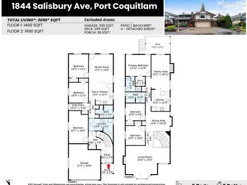 1844 Salisbury Avenue, Port Coquitlam, BC 