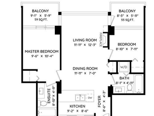 1102 2289 Yukon Crescent, Burnaby, BC 