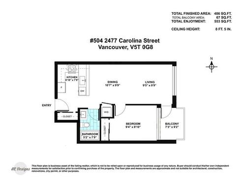 504 2477 Carolina Street, Vancouver, BC 