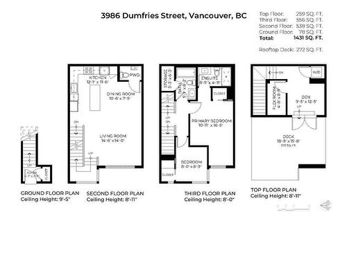 3986 Dumfries Street, Vancouver, BC 