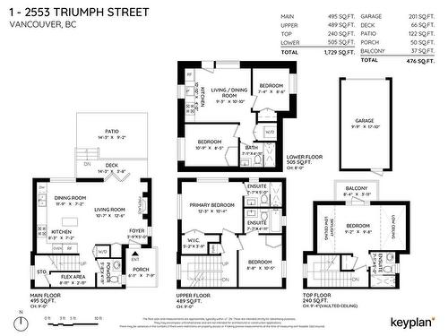 1 2553 Triumph Street, Vancouver, BC 