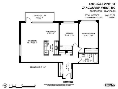 303 5475 Vine Street, Vancouver, BC 