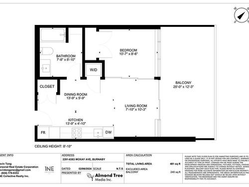 2201 6383 Mckay Avenue, Burnaby, BC 