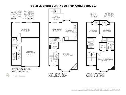 8 2525 Shaftsbury Place, Port Coquitlam, BC 