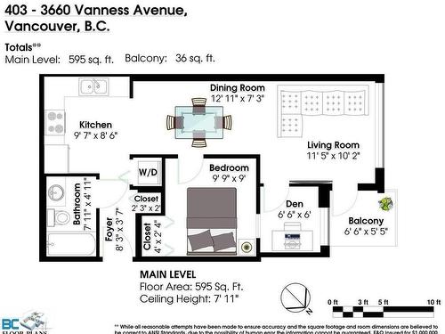 403 3660 Vanness Avenue, Vancouver, BC 