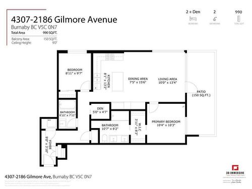 4307 2186 Gilmore Avenue, Burnaby, BC 