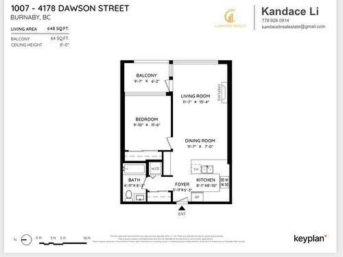 1007 4178 Dawson Street, Burnaby, BC 