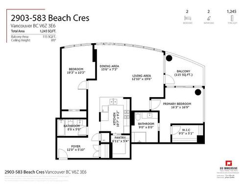 2903 583 Beach Crescent, Vancouver, BC 