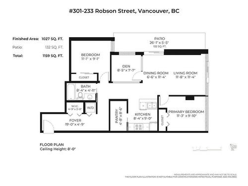 301 233 Robson Street, Vancouver, BC 