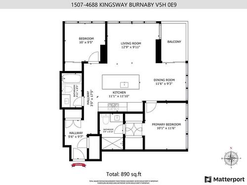 1507 4688 Kingsway, Burnaby, BC 