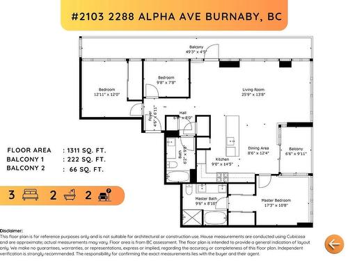 2103 2288 Alpha Avenue, Burnaby, BC 