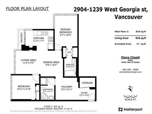 2904 1239 W Georgia Street, Vancouver, BC 