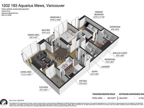 1202 193 Aquarius Mews, Vancouver, BC 