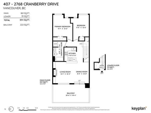 407 2768 Cranberry Drive, Vancouver, BC 