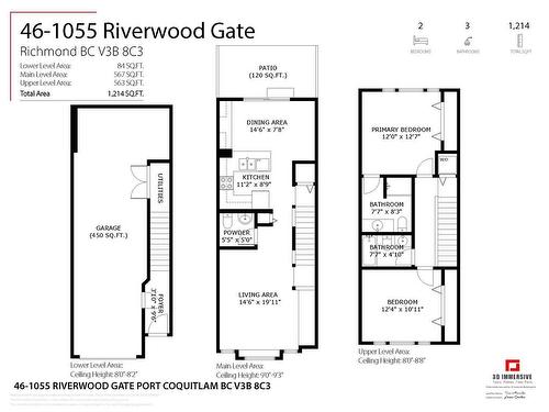 46 1055 Riverwood Gate, Port Coquitlam, BC 