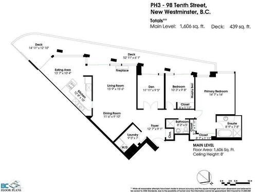 Ph3 98 Tenth Street, New Westminster, BC 