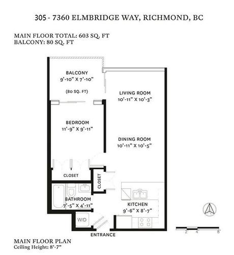 305 7360 Elmbridge Way, Richmond, BC 