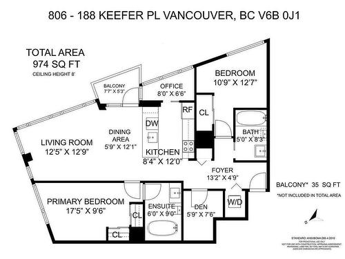 806 188 Keefer Place, Vancouver, BC 