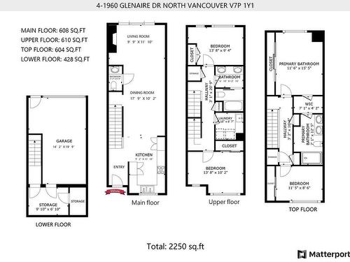 4 1960 Glenaire Drive, Vancouver, BC 