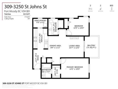 309 3250 St Johns Street, Port Moody, BC 