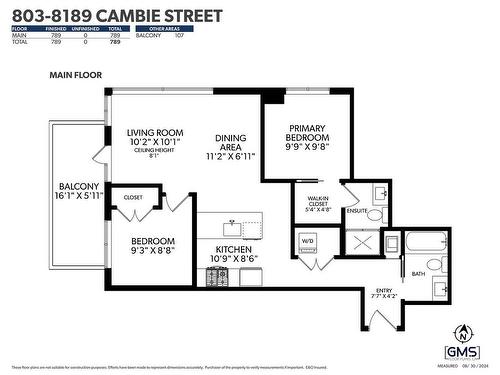 803 8189 Cambie Street, Vancouver, BC 