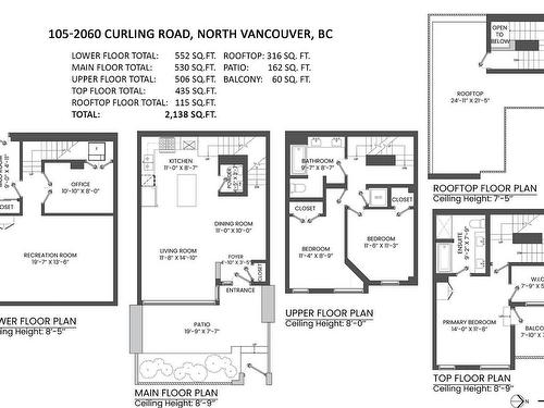 105 2060 Curling Road, North Vancouver, BC 