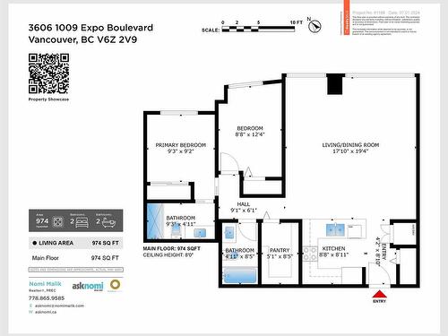 3606 1009 Expo Boulevard, Vancouver, BC 