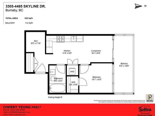 3305 4485 Skyline Drive, Burnaby, BC 